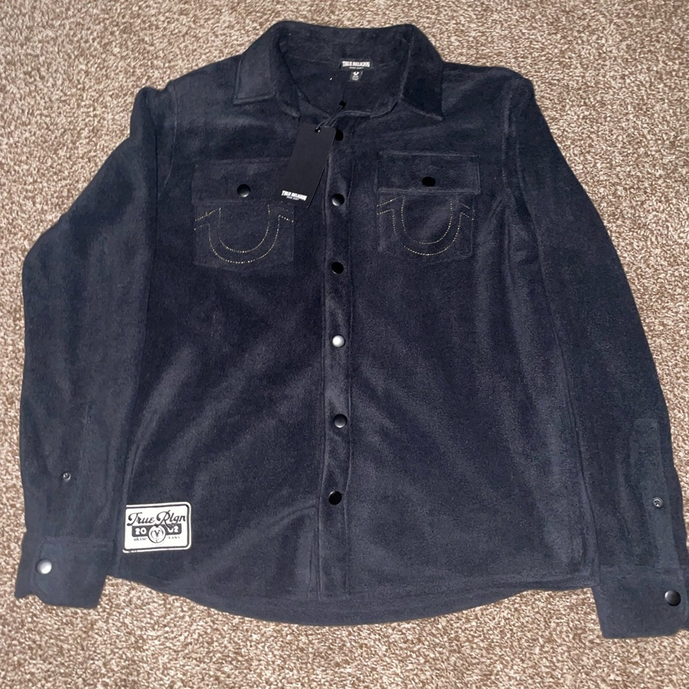 True Religion Button Up Woven Jacket